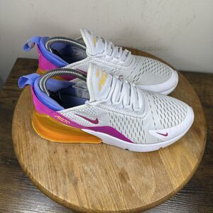 Nike Air Max 270 Shoes Womens Size 8.5 Lifestyle CZ9275-100 Running Sneakers